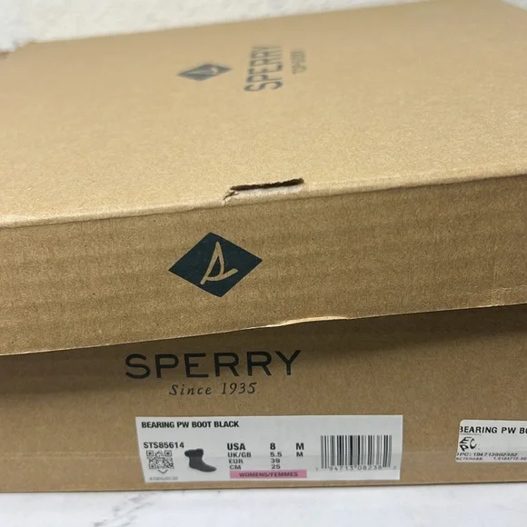 Sperry Black Winter Boots - Picture 10 of 10
